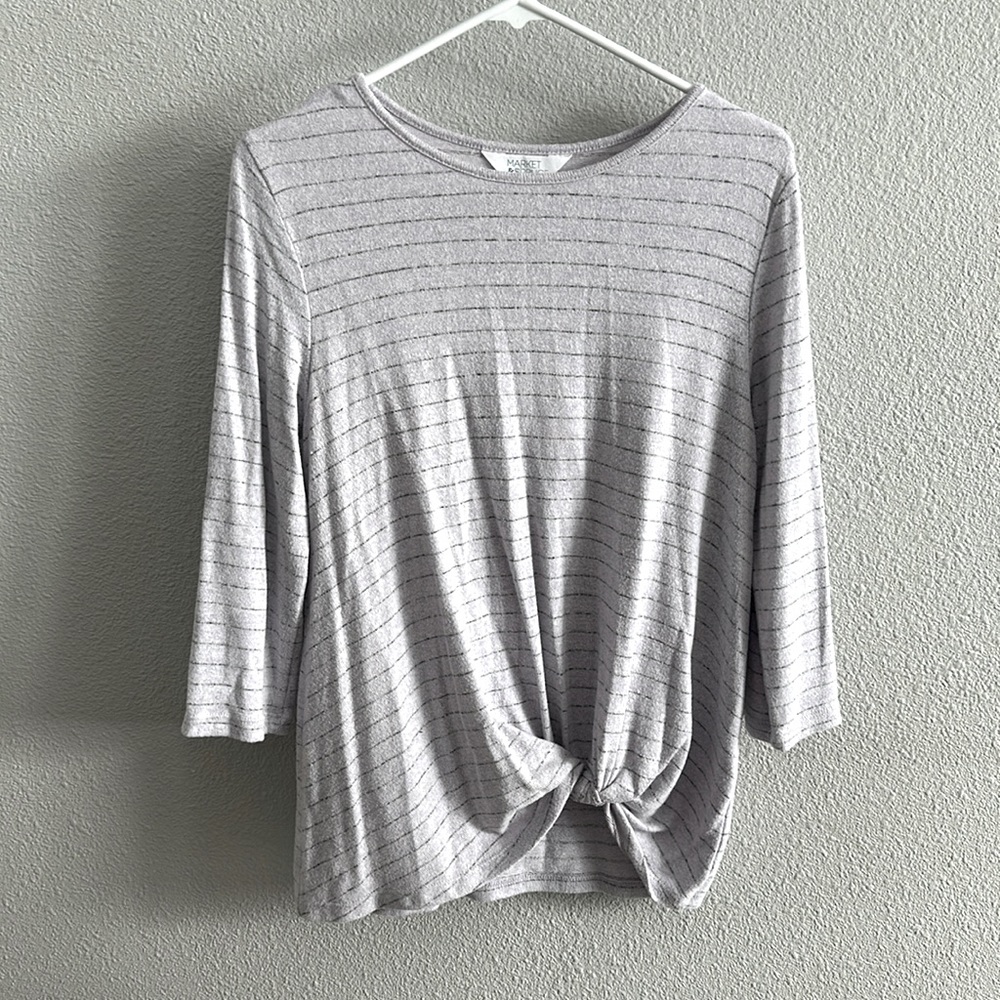 Market & Spruce Lavender Hersey Sweater